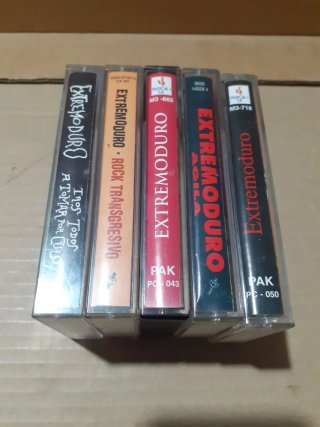 Lote 5 Casetes Extremoduro