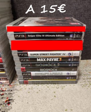 Juegos PS3 a 10 y 15