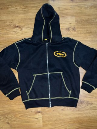 Sudadera Cortiez Negra con Cremallera