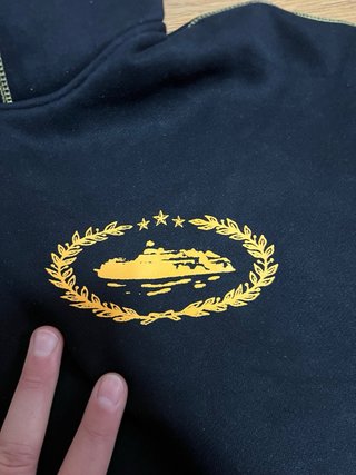 Sudadera Cortiez Negra con Cremallera
