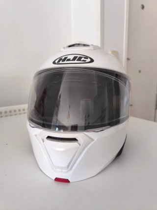 Casco Modular Moto HJC Blanco