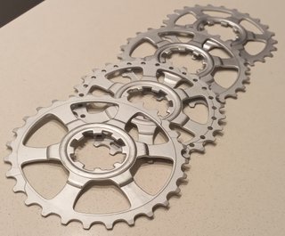 Coronas Shimano de Miche 10V última posición.