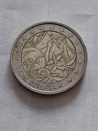 Moneta 2 Euro 2005 Costituzione Europea