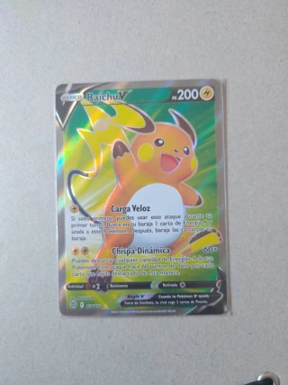 Carta Pokémon Raichu V (BRS 158)
