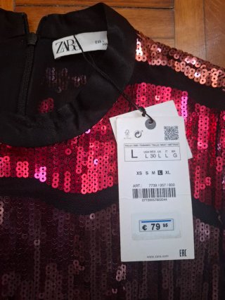 Vestido nuevo Zara Edición Limitada lentejuelas