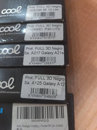 Lote 6 Protectores Pantalla Móvil Varias Marcas