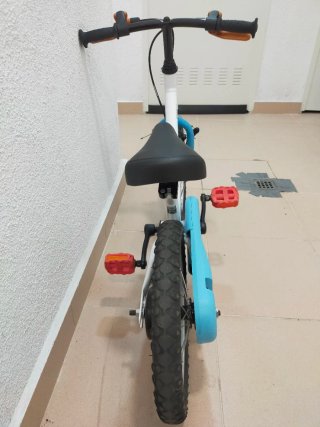 Bicicleta BTwin Artic 100 14 Azul/Blanca