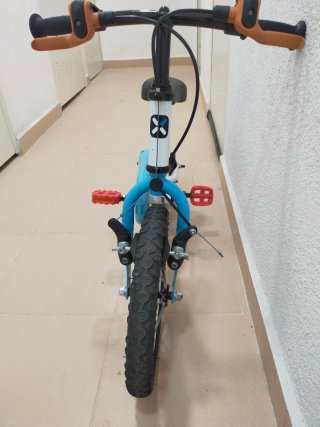 Bicicleta BTwin Artic 100 14 Azul/Blanca