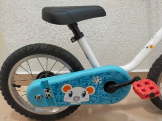 Bicicleta BTwin Artic 100 14 Azul/Blanca