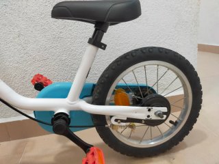 Bicicleta BTwin Artic 100 14 Azul/Blanca