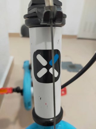 Bicicleta BTwin Artic 100 14 Azul/Blanca