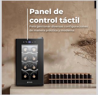 Vinoteca Evvo VT8 para 8 botellas