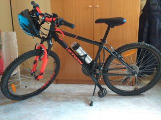 Bicicleta BTT Rockrider 500 Naranja 24