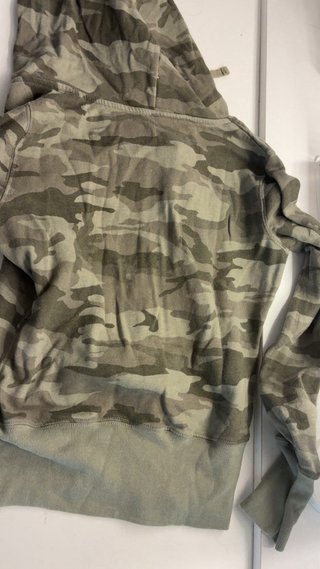 Hollister Sudadera Camuflaje Cremallera y2k