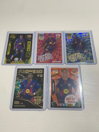 Lote 5 Cromos Marcus Rashford FC Barcelona