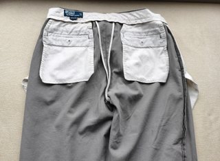 Pantalón Ralph Lauren Gris Talla 34/30