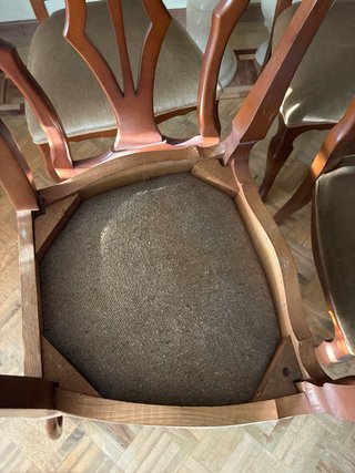 Set de 6 Sillas de Madera Clásicas
