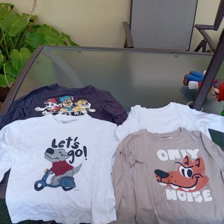 Lote de 3 Camisetas de Manga Larga para Niño c