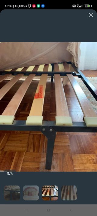 Cabecero y Somier para Cama de 135