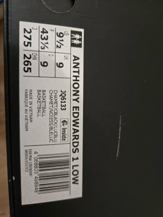 ANTHONY EDUARDS zapatillas baloncesto 43 y 1/3