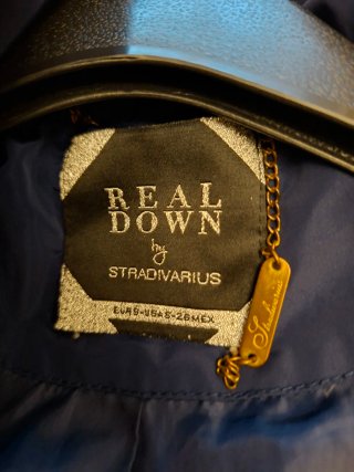 Piumino Stradivarius Blu Taglia S