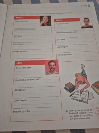 A punt llibre de l'alumne. Curs de català