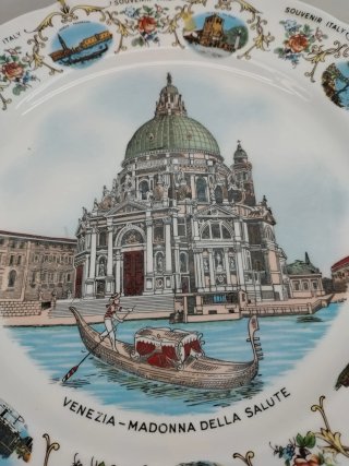 Plato Decorativo Souvenir de Venecia