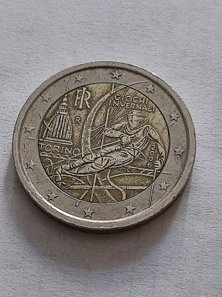 Moneta 2 Euro Commemorativa Torino 2006