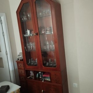 Vitrina de Madera y Cristal