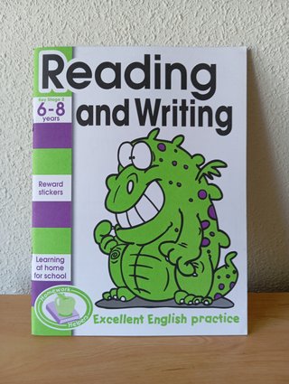 LIBRO JUEGOS INFANTIL INGLÉS READING AND WRITING.