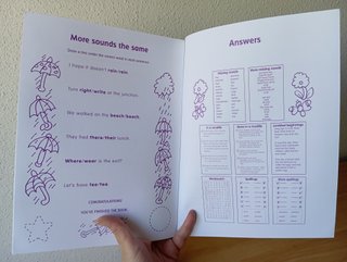LIBRO JUEGOS INFANTIL INGLÉS READING AND WRITING.