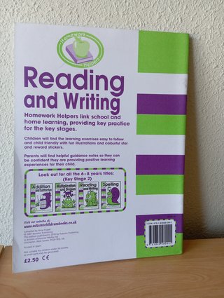 LIBRO JUEGOS INFANTIL INGLÉS READING AND WRITING.