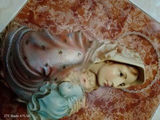 Virgen María con Niño 37cm