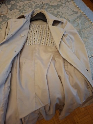 Trench beige taglia S