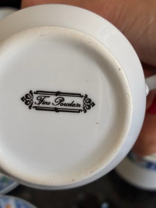 Juego de Café Vintage de Porcelana