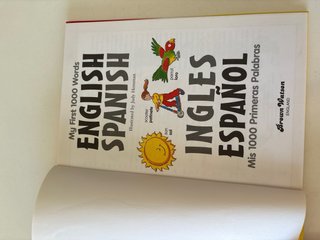 English, Spanish  My first 1000 words