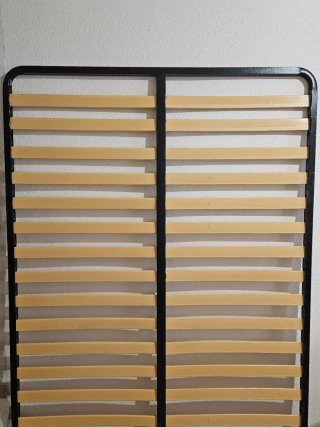 Somier metálico con lamas de madera 135cm