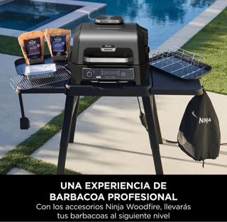 Funda Negra p Barbacoa Eléctrica Ninja Woodfire XL