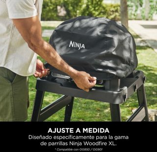 Funda Negra p Barbacoa Eléctrica Ninja Woodfire XL