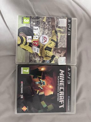 FIFA 17 y Minecraft PS3