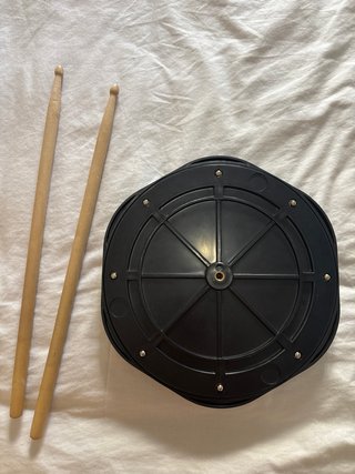 Caja sorda con Baquetas y funda