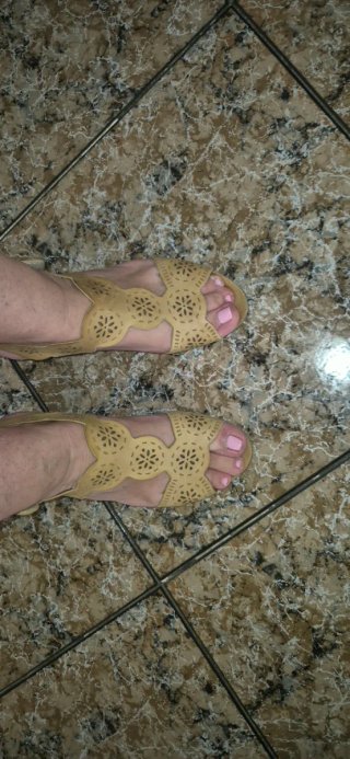 Sandalias Saxo Piel Beige Talla 40