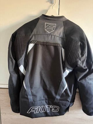 Chaqueta de Moto Akito Negra