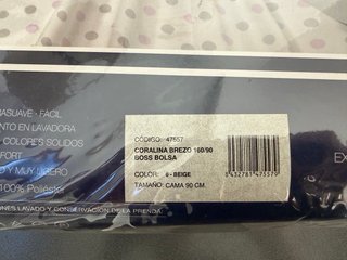 Sábanas de Coralina para Cama de 90