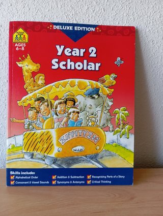 LIBRO JUEGOS INFANTIL INGLÉS YEAR 2 SCHOLAR NUEVO.