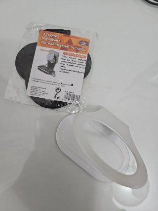 Supporto smartphone Packcenter bianco e nero