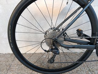 Bicicleta de Carretera TRIBAN RC 500 Negra.