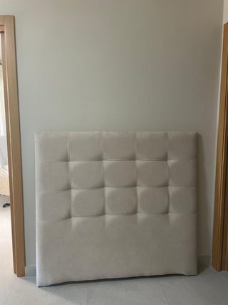 Cabecero de Cama Tapizado Beige , de calidad
