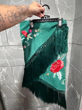 Mantón de Flamenca Bordado