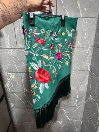 Mantón de Flamenca Bordado